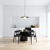 Lampa Wisząca Sally 1 E27 Czarny Italux Mdm-4003/1 Bk