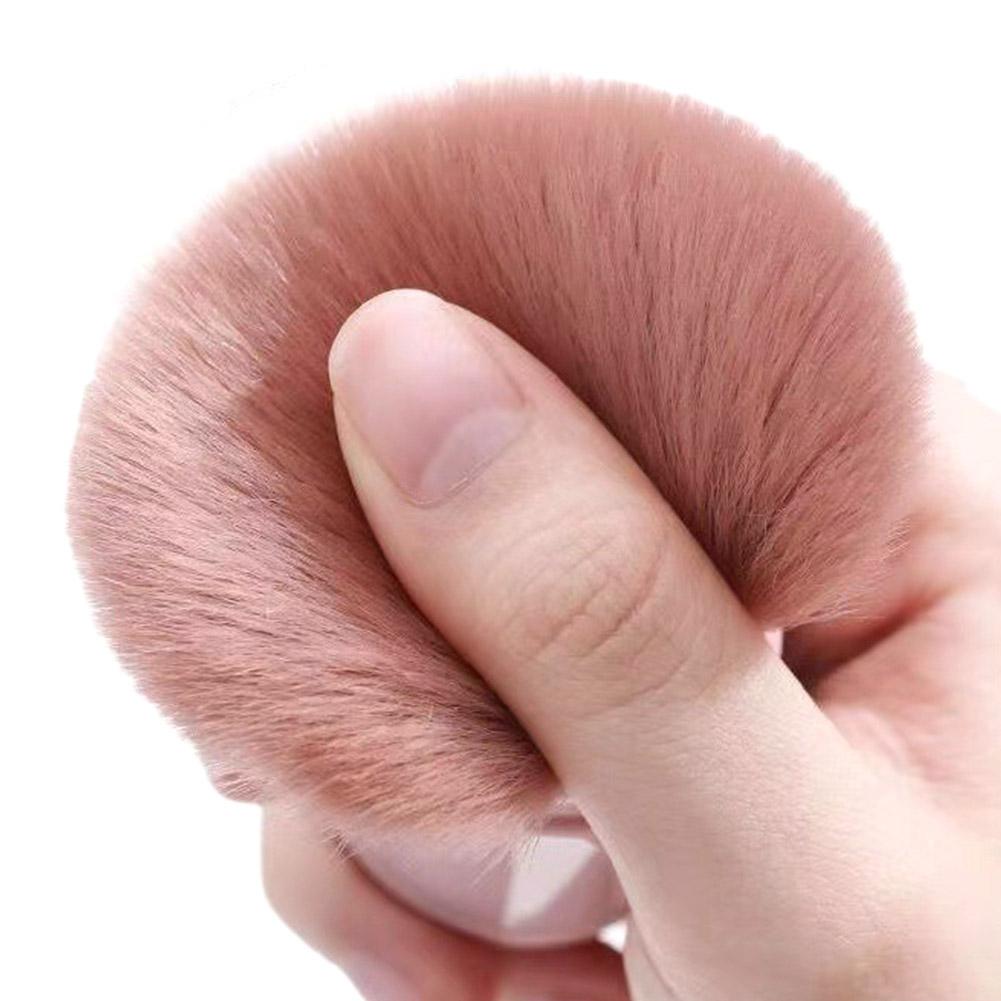 Přenosný Mini Zatahovací Měkký Štětec na Volný Puder, Podkladový Make-up Multifunkční Nástroj pro Krásu a Líčení