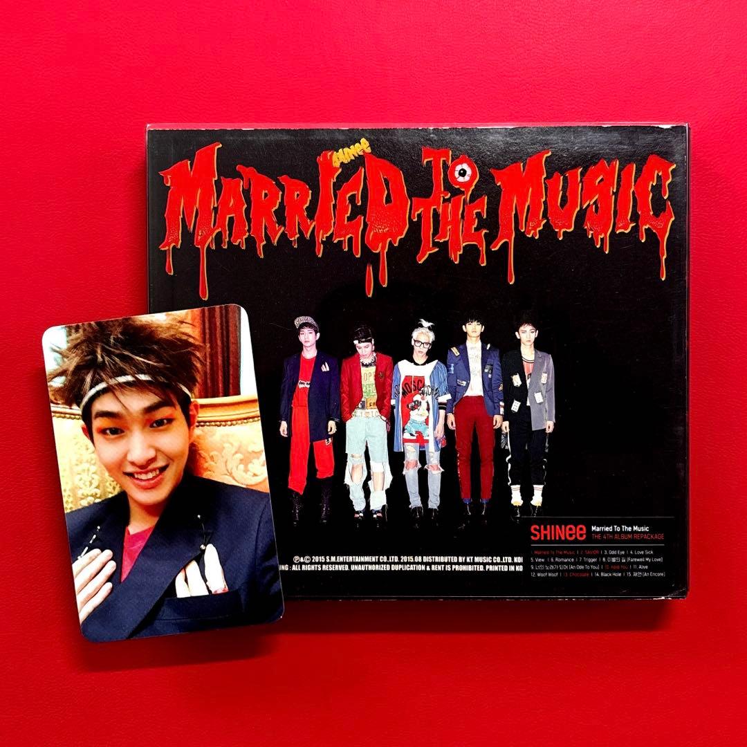 [Б/У] Фотокарточка Onew из альбома SHINee Married to the Music