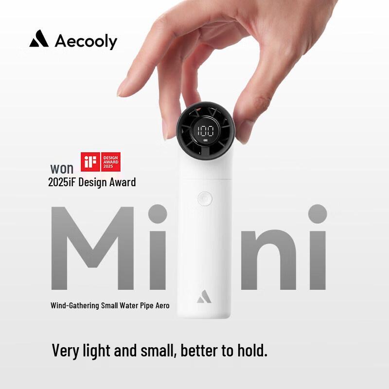 Aecooly Portable L-Shaped Turbo Handheld Fan