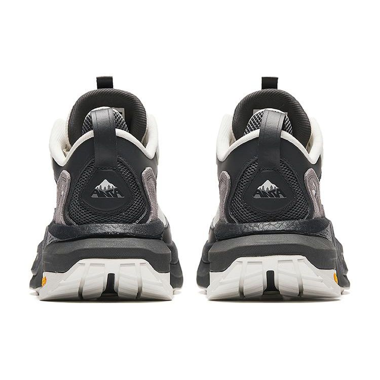 Anta Shanyue Pro LS Comfortable Simple Shock Absorbing Wear Resistant Low Top Casual Shoes Men Sneakers White Gray 112428864-1