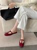 2025 New Autumn Baotou Half-drag Flat Women's Slippers