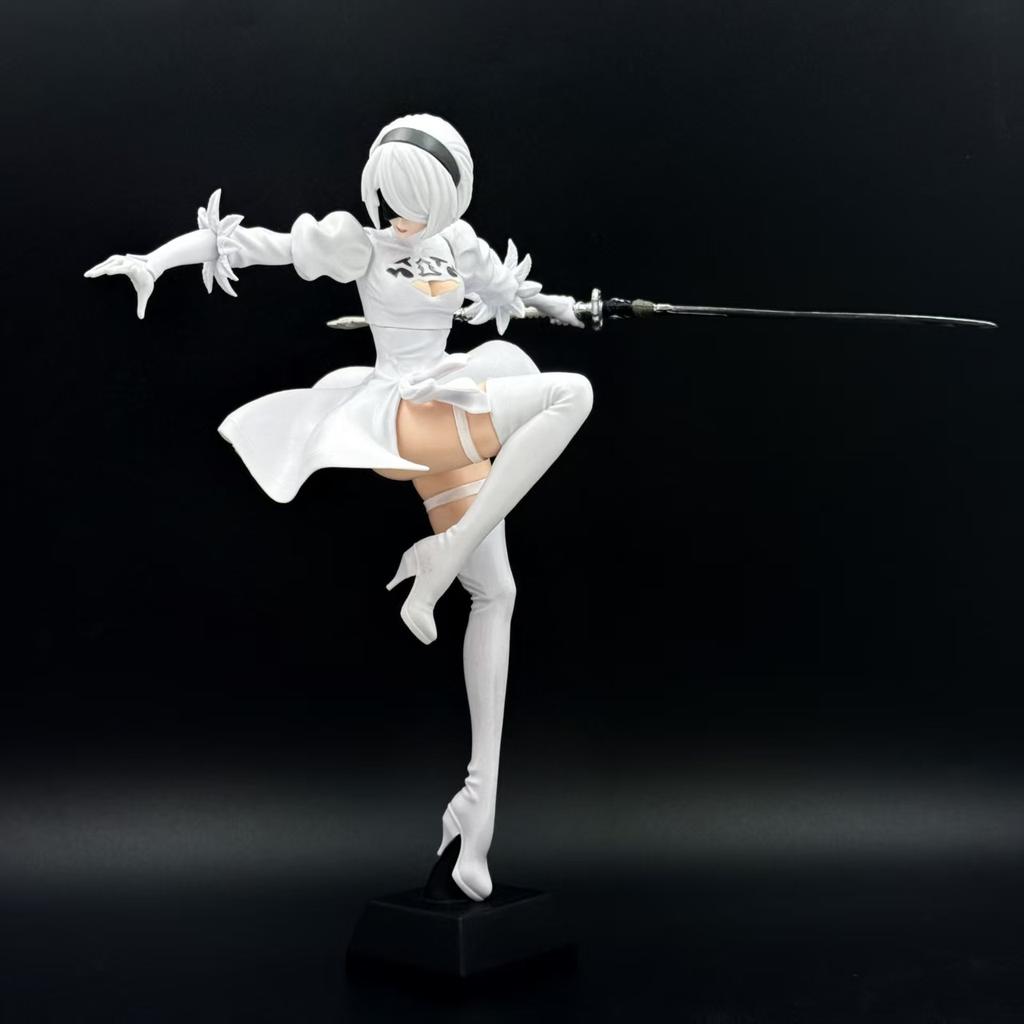 24 ס"מ ניר אוטומטה יוהה מס'. 2 סוג B figma 2B יצור קיין ניר PVC דמות פעולה בובה דגם פסל אספנות figura מתנה