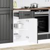 VidaXL Armoire de cuisine Lucca noir bois d'ingénierie, meuble d'évier, meuble de cuisine avec tiroir, meuble de cuisine à 853708