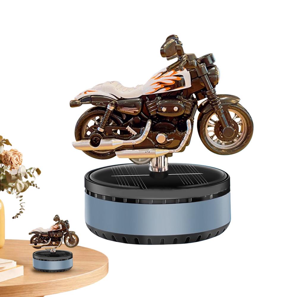 

Освежитель воздуха для автомобиля, устранитель запахов, работающий на солнечной энергии, ароматерапевтический масляный диффузор, дизайн в форме мотоцикла, солнечный автомобильный парфюм, ароматизатор серый