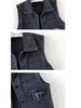 Women's Loose Fit Denim Vest - Plus Size Sleeveless Cardigan for Spring/Autumn