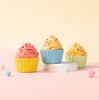 Cupcake Bath Salt Ball Essential Oil Bath Bubble Ball Aromatic Moisturizing Nourishing Skin Care Shower Ball Body Cleansing Self-Care Essential