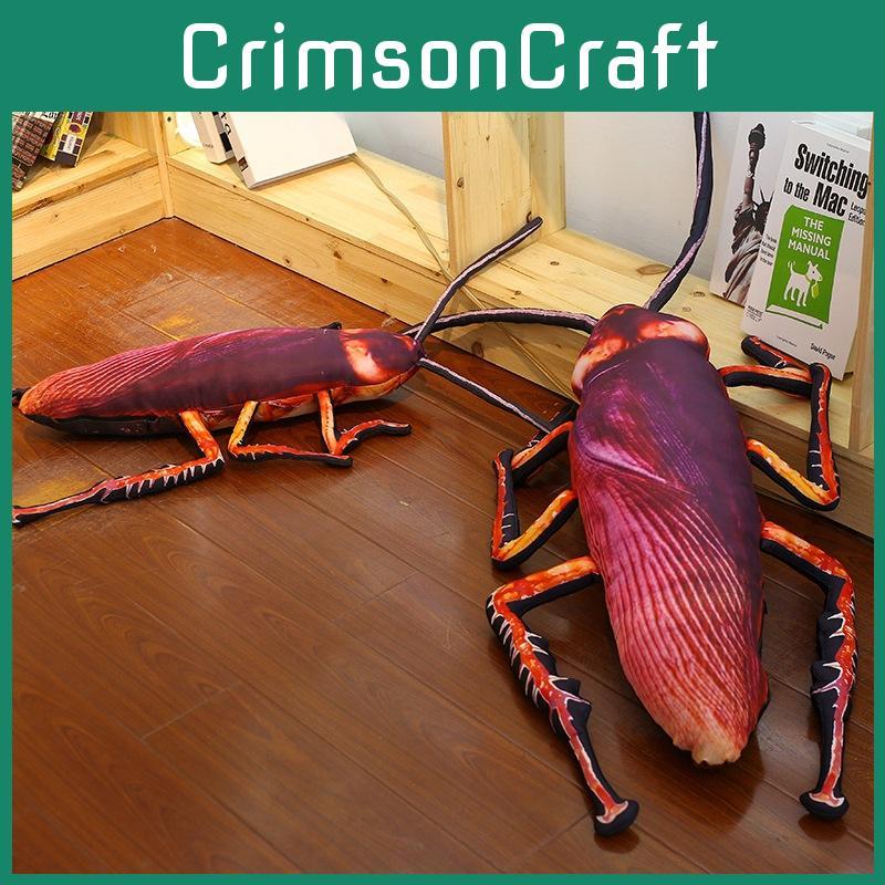 Realistisches Kakerlaken-Plüschkissen, einzigartiges Scherzgeschenk, kurzes Plüschtier