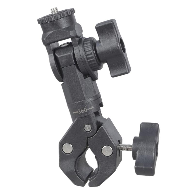 Versatile Action Camera Mount with 360 Degree Rotate Motorcycles Nylon Fiberglass Constructions Camera Mount for Camera