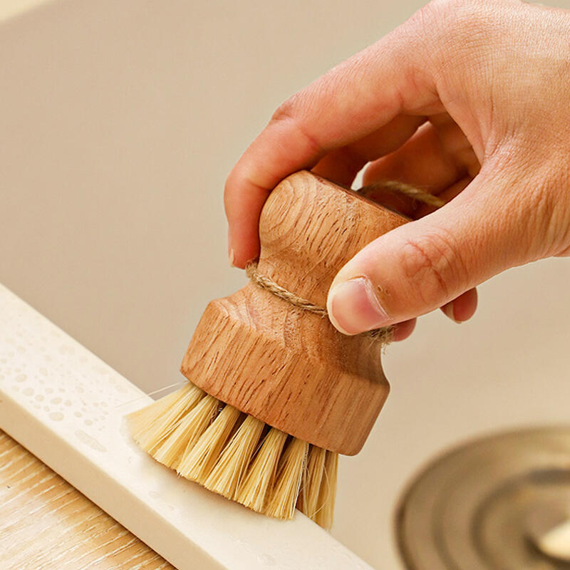 Perie de Bucătărie din Lemn pentru Spălat Oale și Vase, Spălat Legume DD-11849