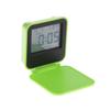 Foldable Alarm Clock Portable Travel Tabletop Digital Alarm w/Snooze Green
