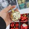 Set of 35 Electroplated Bright Plastic Christmas Ball Ornaments for Window Displays and Decorations