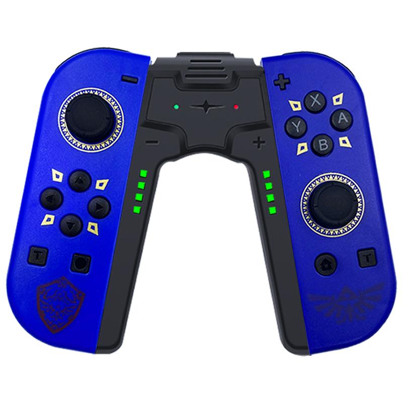 Joy RGB LED 5.2 BT Switch L/R Joypad For N Switch/Oled/Lite Wireless Gamepad With Grip For PC Yuzu 3D Dual Vibration Joystick