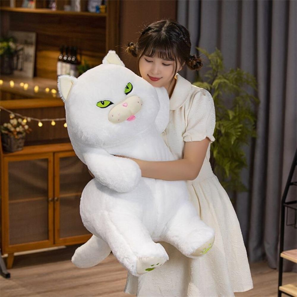 Soft Cat Plush Doll Fluffy Cat Stuffed Toy British Shorthair Cat Plush  Children's Toys