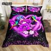 Boho Mandala Bedspread Cover Kit Hummingbird Bed Ensemble Cozy Microfiber Fabric Farmhouse Adorable Birds Comforter Cover Queen Dimension for Kids