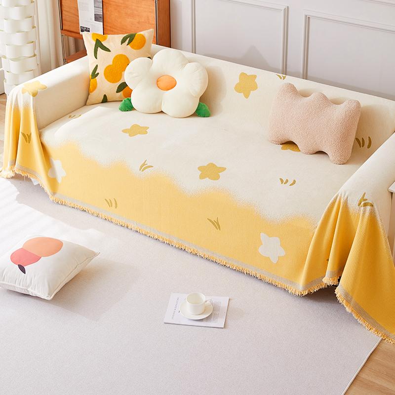 Chenille Sofa Cover Cushion Four Seasons Universal Anti-Slip Sofa Cover Cover New Anti-Cat Scratch Cover Blanket