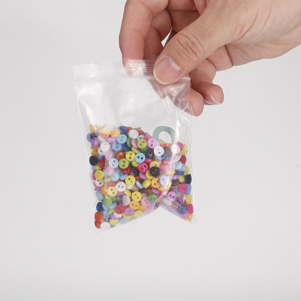 600pcs 6mm colorful two hole plastic button, round small resin sweater buttons, DIY household sewing clothing button accessories