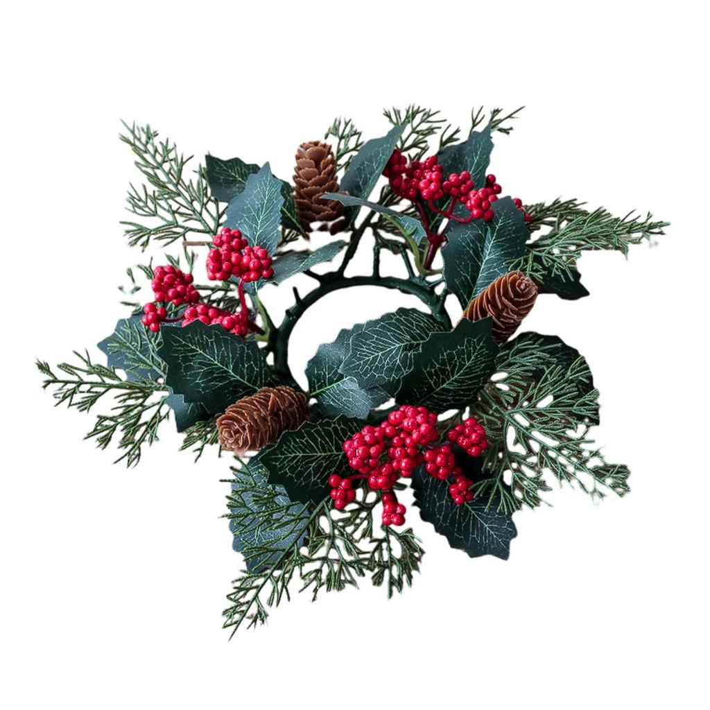 Candle Garland, Rings, Berries, Candle Rings, Wreaths, Candle Holders for The Dining Table