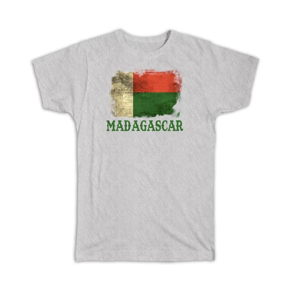 

Gift T-Shirt : Madagascar Malagasy Flag Africa Proud African Country Souvenir S