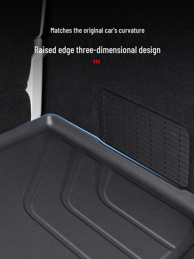 Ideal MEGA Trunk Mat & Three-Row Seat Back Protector - TPE Car Accessory