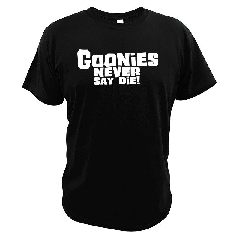 Goonies T-Shirt Ufficiale Never Say Die, Maglietta Nera Con Teschio, Prodotto Originale Con Cartellino, Taglie Da Bambino (XS, 10-14 Anni)