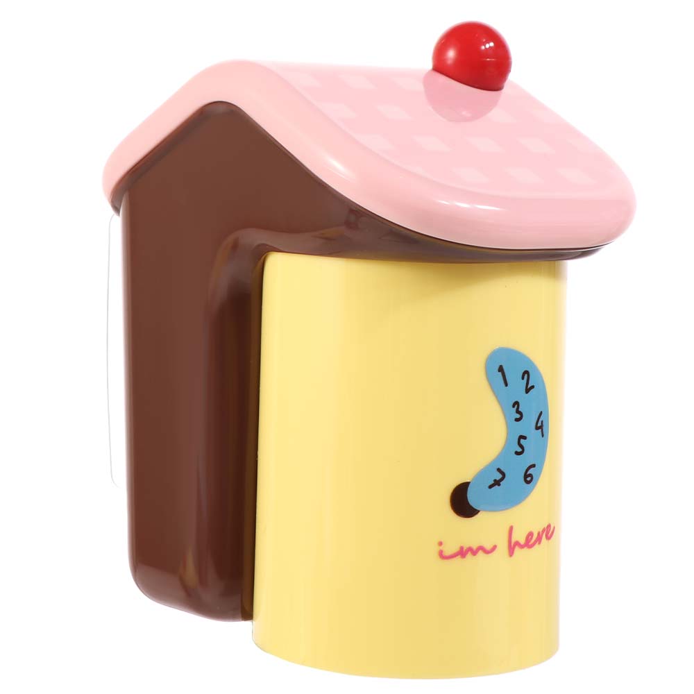 Wall Mounted Mouthwash Cup Holder Magnetic Inverted Drain Holder Toothbrush Storage Rack  Bathroom