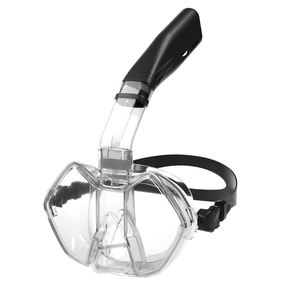 Masque de plongée étanche anti-buée détachable avec respiration nasale