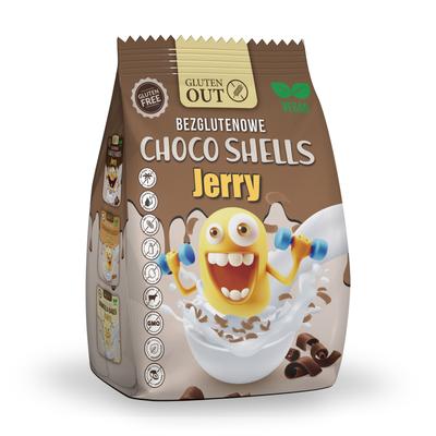 GLUTEN-FREE COCOA CEREAL SHELLS 375 G - JERRY GLUTEN OUT