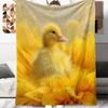 1Pc Cartoon Print Flannel Blanket, High Quality Comfortable for All Seasons, Home Decor, Warmth and Comfort, Perfect for Christmas Birthday Gift