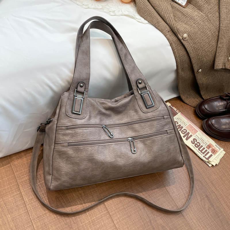 Torba Vintage o Dużej Pojemności Damska Torba na Ramię Dojazdy Torba Listonoszka