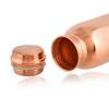 Copper Water Bottle 1 Ltr | Copper Water Bottle with Glass Set | Meena Work | 100% Pure | Leak-Proof | 2 Water Glass 300ml each |