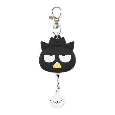 Sanrio Reel Keychain Bad Key Mascot BAD Character 169404 Face-shaped Badtz-Maru Badtz-Maru BADTZ-MARU 13.5×4.6×1.8cm