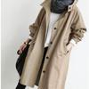Autumn Long Sleeve Casual Plus Size Hooded Coats Women Fashion Think Mid Length Loose Outerwear Jackets Women Solid Elegant Street Solid Jacket 25331