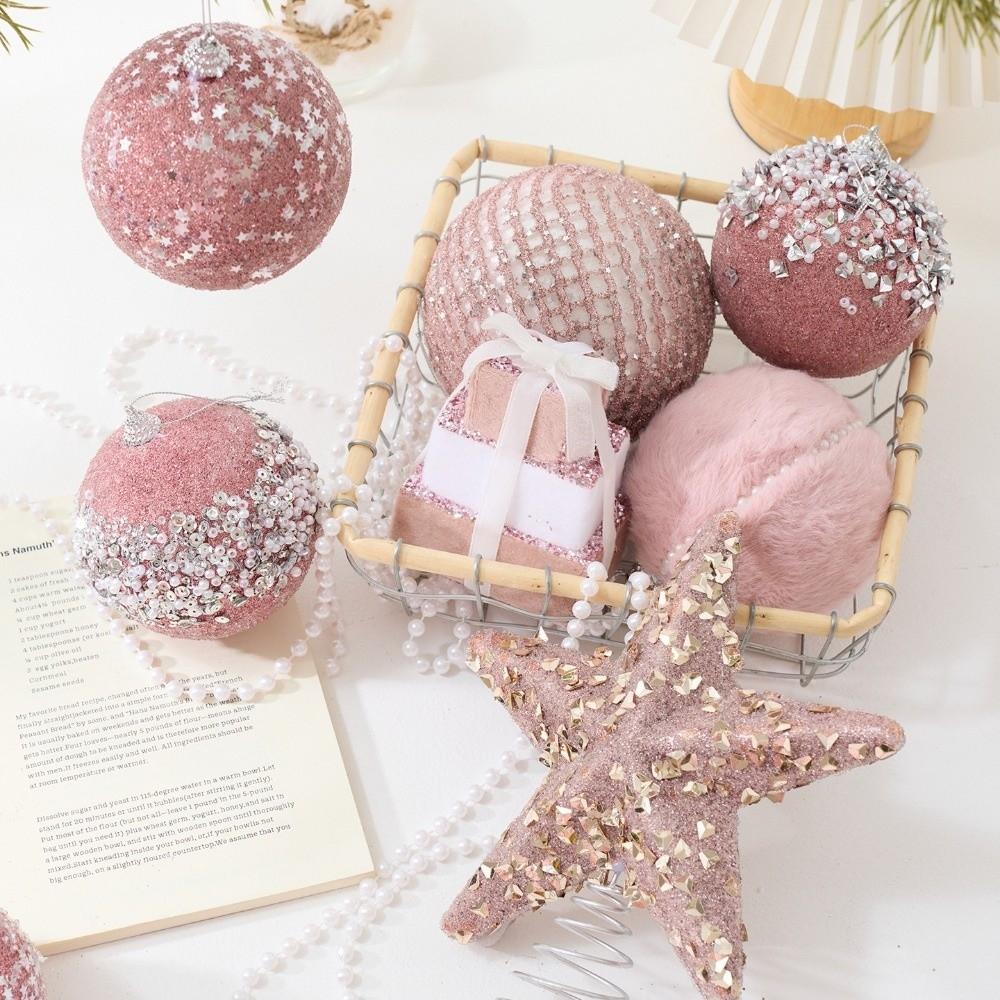 Foam Ball Gift Xmas Tree Hangings Pendant Shatterproof Christmas Ball Christmas Tree Ornaments