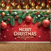 Holiday Banner Snowflakes Merry Christmas Banner Happy New Year Banner Festive For Holiday Celebration Festive Event Xmas Event