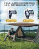 OneTigris Aluminum Pole for Setting Up Tents and 2 Easy To Length Camping 125cm To 160cm Tarps, 3-section/4-section Connection, Pieces, Assemble,