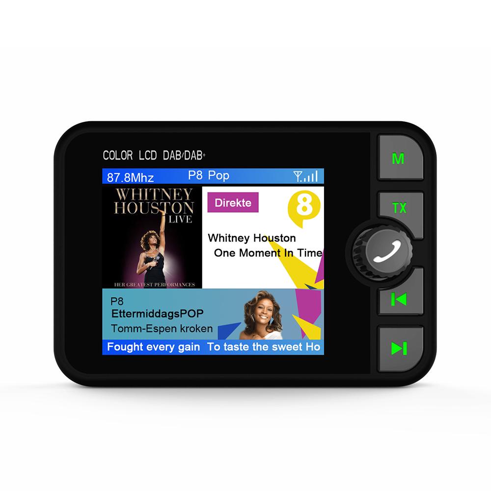 Buy Car DAB Digital Radio Adapter 2.4" LCD Support FM Transmitter For