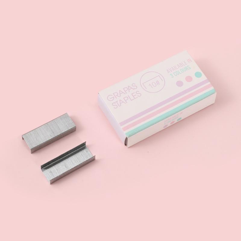 Vánoční kreslená mini sešívačka s klíčenkou - Roztomilý studentský dárek