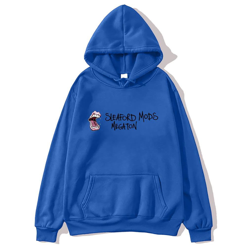 Sleaford Mods Megaton Hoodie Women Men Long Sleeve Hoody Fall High Street Oversize Streetwear Unique Aesthetic Creative