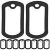 Silicone Dog Tag Protectors, Keeps Tags Quiet and Secure, Matches Any Wardrobe
