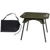 Outdoor Folding Table High Low Dual-Use Ultralight Camping Table Aluminum Alloy Portable Picnic Table for Beach Hiking Fishing