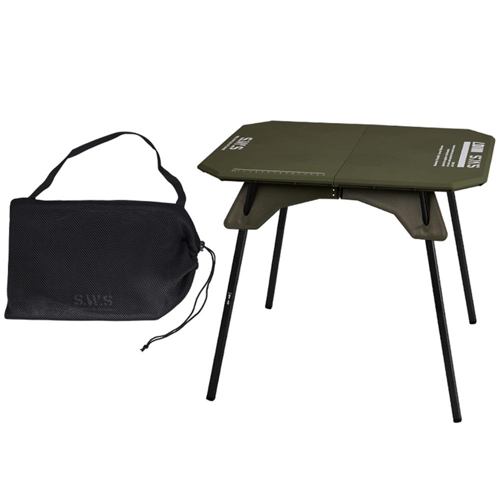 Outdoor Folding Table High Low Dual-Use Ultralight Camping Table Aluminum Alloy Portable Picnic Table for Beach Hiking Fishing