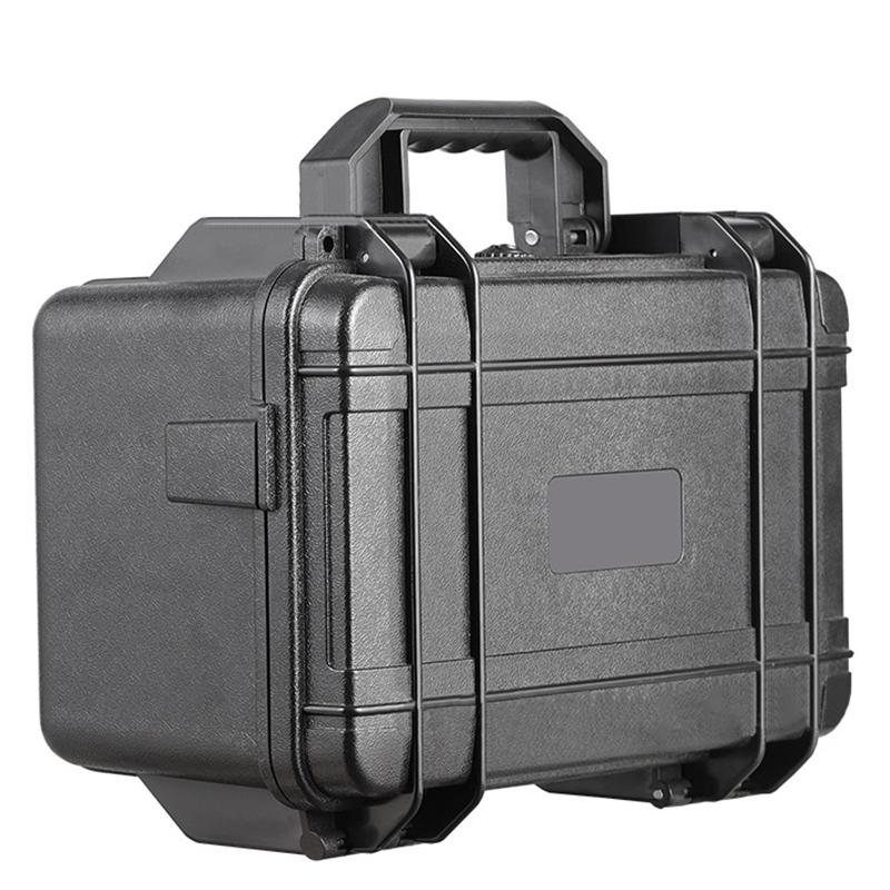 

Waterproof Hard Carry Tool Case Bag Organizer Storage Box Camera Photography Safety Protector Instrument Tool Box with Sponge 330x230x170mm чорний