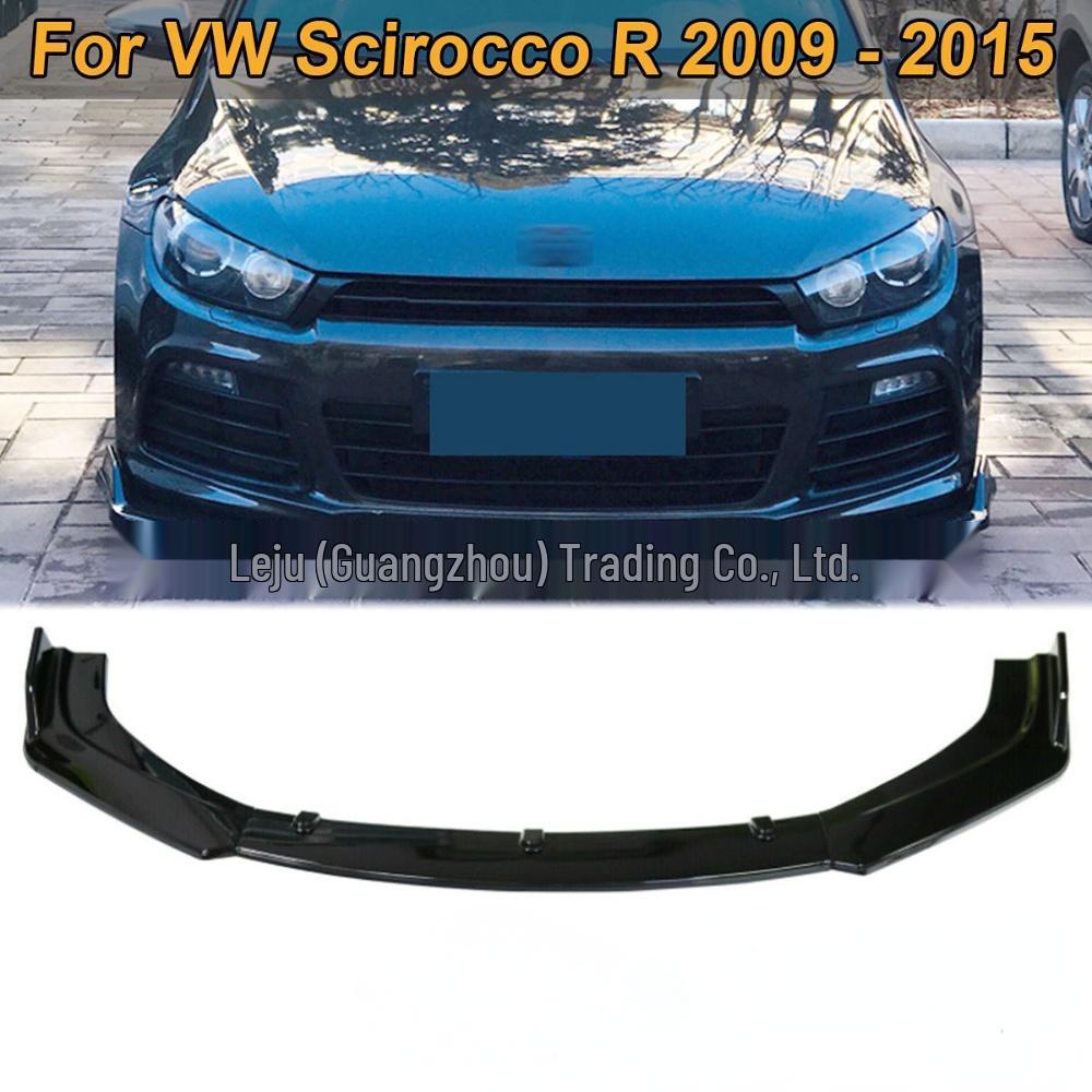 Front Lip Chin Corner Kit for 2009-2015 Volkswagen Scirocco R Spoiler (3-Piece Set)