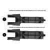 Universals Bike Handlebars Mirror with Shockproofed Folding and Wide Angles View for Mountain Bike