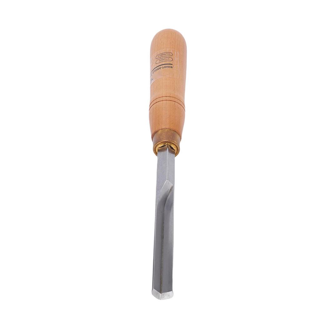10mm Right Angle Chisel Wooden Handle 40CR Alloy Steel Blade Portable Square Mortise Chisel for Woodworking Projects