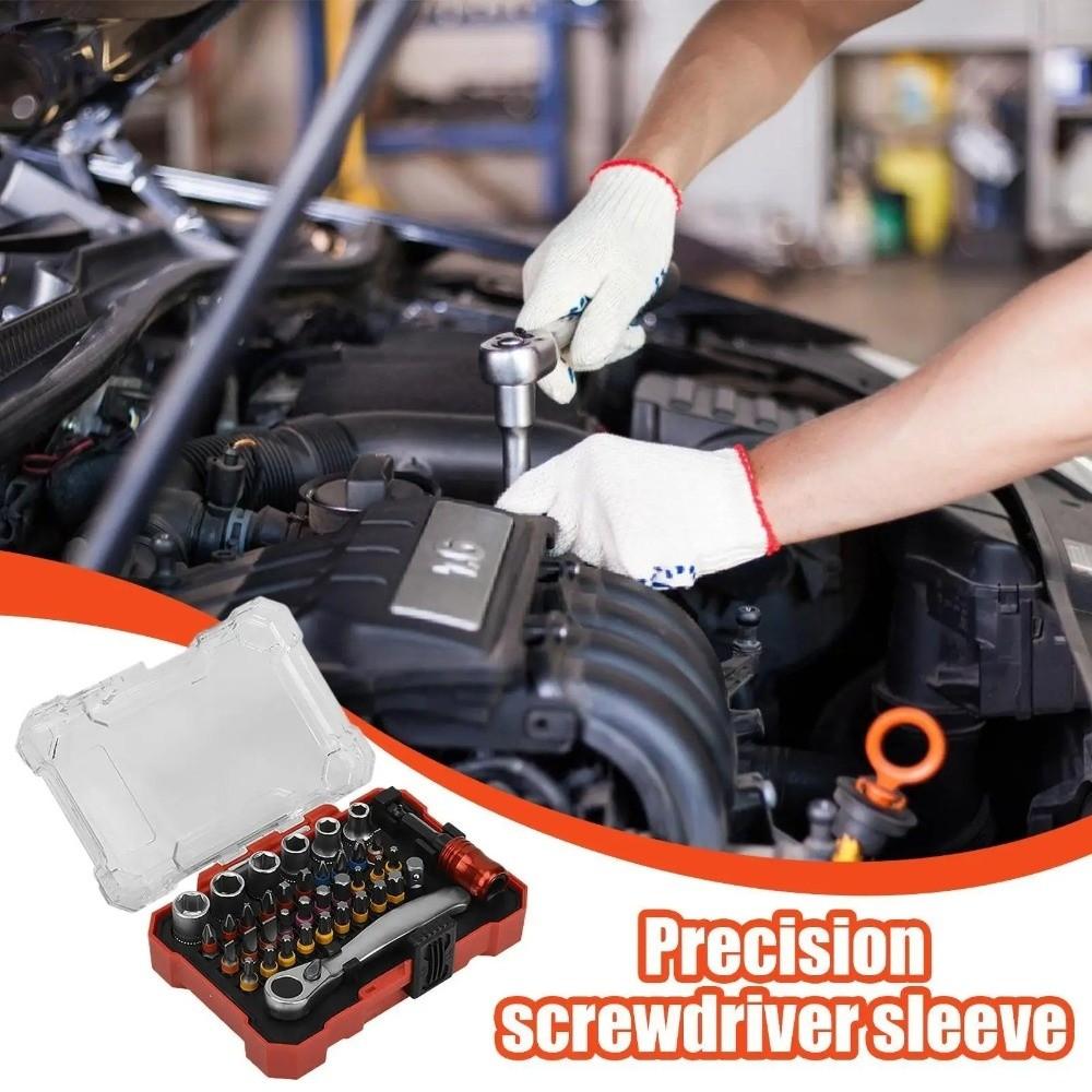 38 Pieces Anti-slip Ratcheting Wrench Tool  For Car Home Motorcycle Hvac Repair