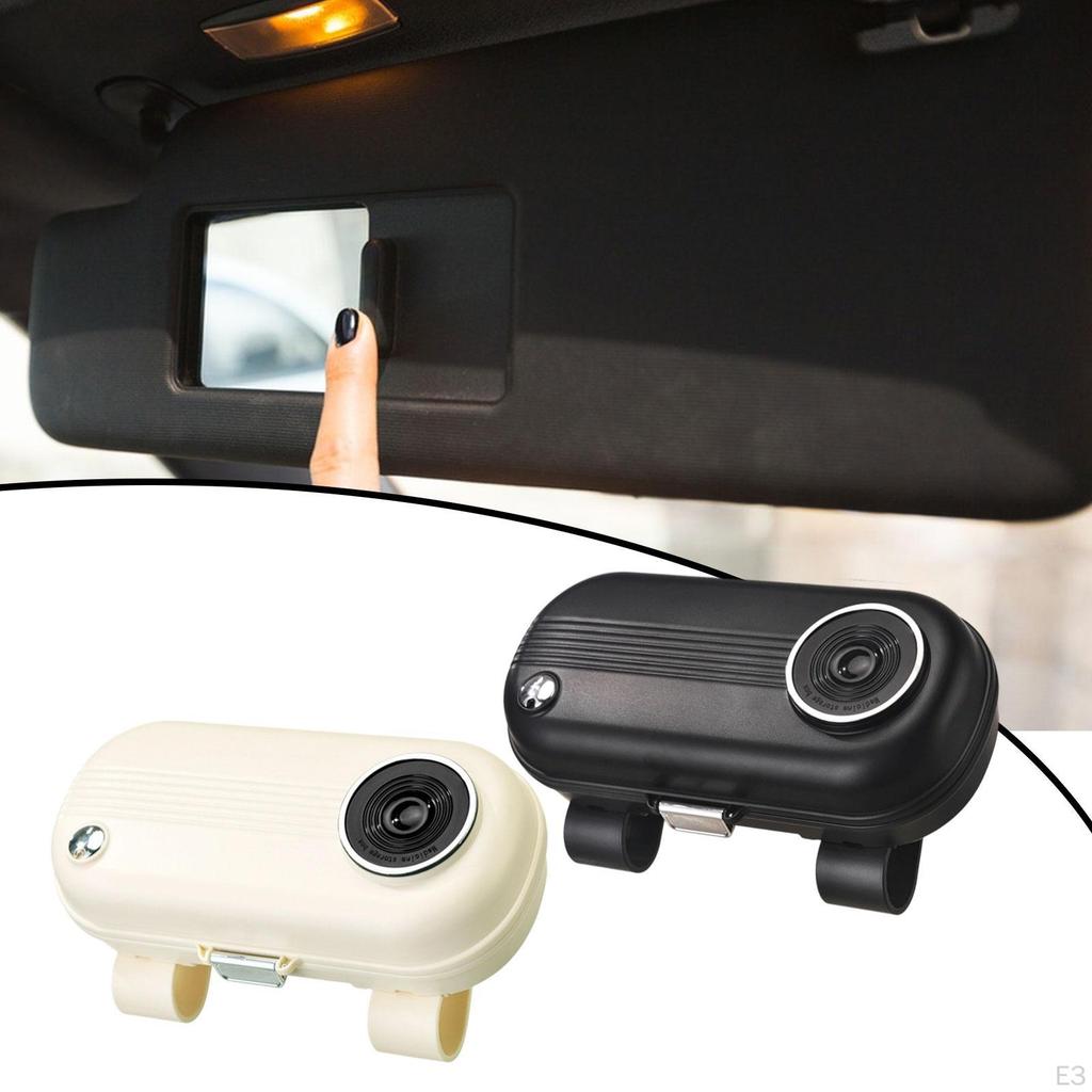 Car Sun Visor Sunglasses Holder Accessory Easy Installation Travel Document Universal Ticket