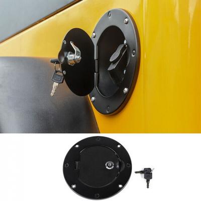 Aluminum Locking Fuel Tank Gas Cap Lid Filler Cover for Jeep Wrangler TJ 1997-06