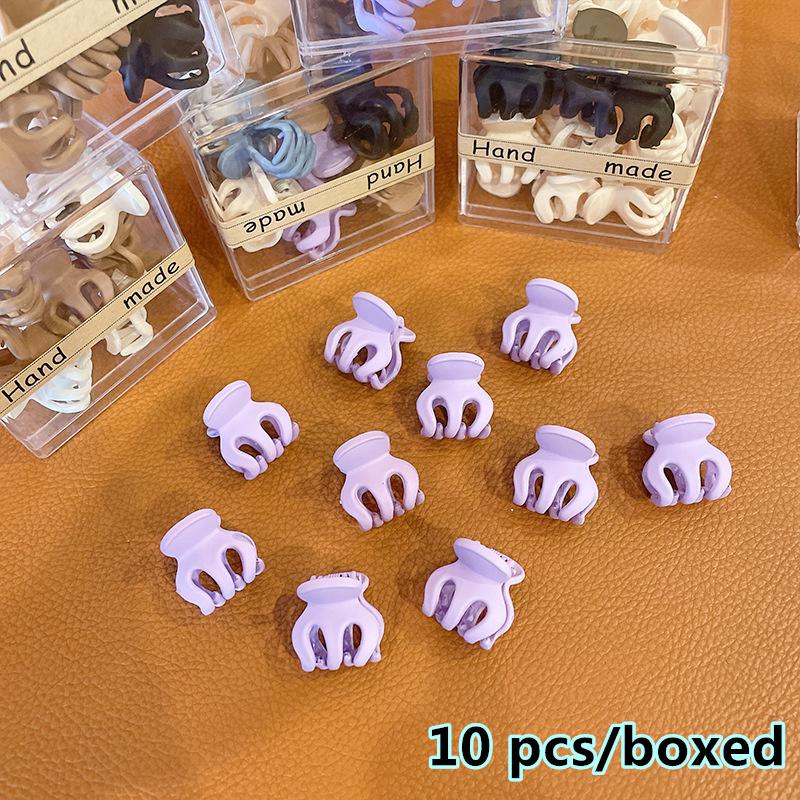 Kawaii Korean Mini Claw Hair Clip Set Hairpins Women Girls Baby Small Hair Crab Hoop Clipper Office Accessories Holder Headdress